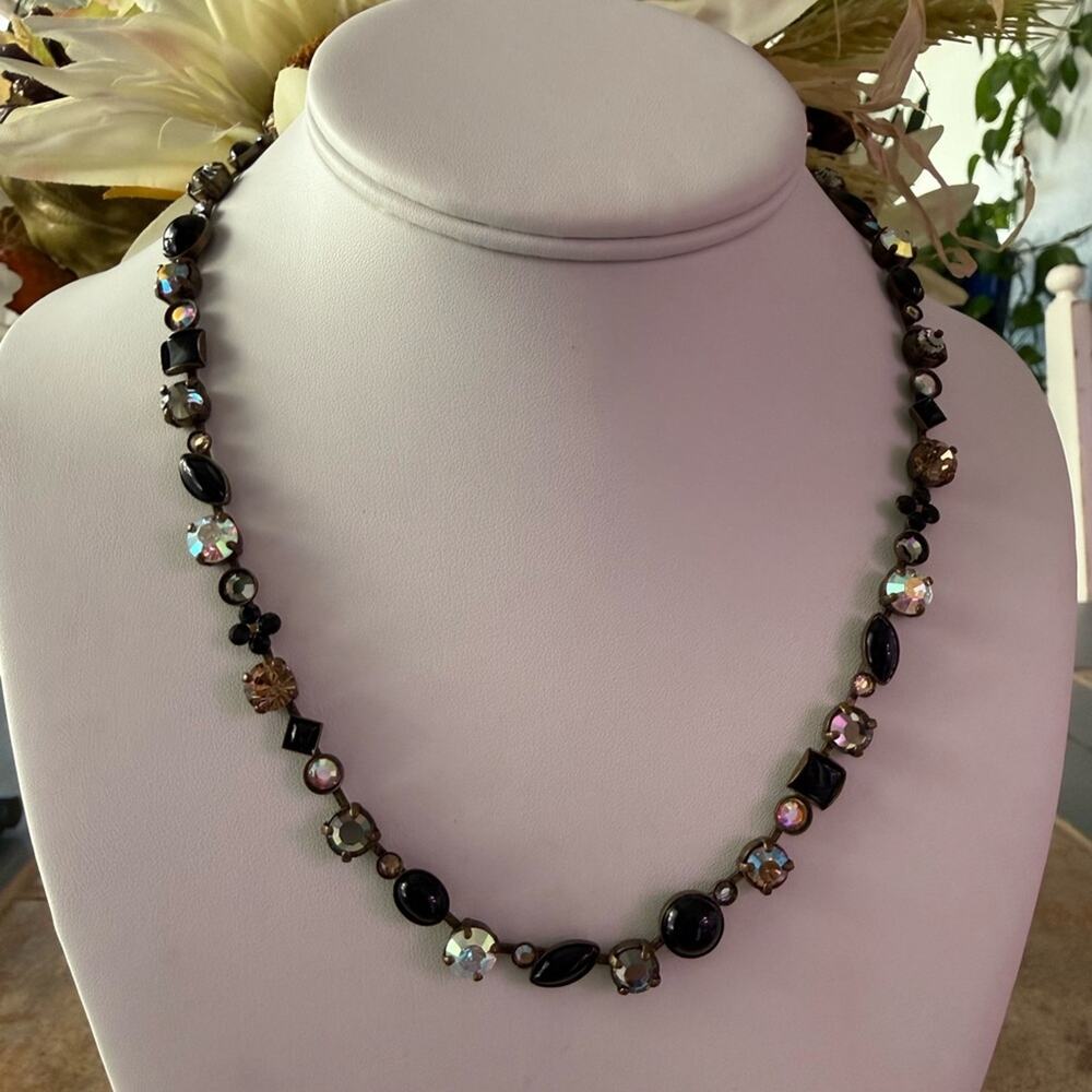 Sorrelli Crystal Flower Statement Necklace